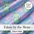 Cute Alien Space Cartoon Animal Pattern Cute Unique Gift Lovely  Digital Print Material by the Metre UK Sewing Quilting Textile