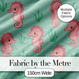 Cute Seahorse Ocean Cartoon Animal Pattern Stylish Everyday   Digital Print Material by the Metre UK Sewing Quilting Textile