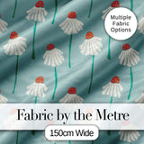 Tropical Floral With Red Top Seamless Pattern Thoughtful Gift Idea  Digital Print Material by the Metre UK Sewing Quilting Textile