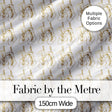 Gold Christmas Stockings Outline Seamless Pattern Cute Unique Gift  Digital Print Material by the Metre UK Sewing Quilting Textile