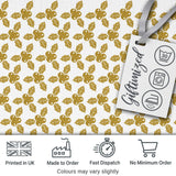 Gold Glitter Holly Christmas Pattern Festive Seamless Design Lovely  Digital Print Material by the Metre UK Sewing Quilting Textile