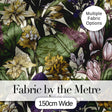 Botanical Floral Garden Illustration Vintage Style Seamless Pattern  Digital Print Material by the Metre UK Sewing Quilting Textile