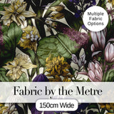 Botanical Floral Garden Illustration Vintage Style Seamless Pattern  Digital Print Material by the Metre UK Sewing Quilting Textile