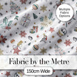 Christmas Icons Pattern Snowflakes Gifts Baubles Seamless Design  Digital Print Material by the Metre UK Sewing Quilting Textile
