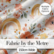 Warm Rainbow Floral Boho Style Seamless Watercolour Pattern Lovely  Digital Print Material by the Metre UK Sewing Quilting Textile