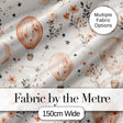 Soft Coral Floral Hot Air Balloon Sky Pattern Seamless Watercolour  Digital Print Material by the Metre UK Sewing Quilting Textile