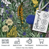Tropical Botanical Garden Illustration Green Floral Seamless Pattern  Digital Print Material by the Metre UK Sewing Quilting Textile