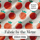 Cute Tomato Cartoon Pattern Minimal Design Thoughtful Gift Idea  Digital Print Material by the Metre UK Sewing Quilting Textile