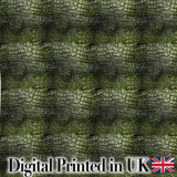 Green Crocodile Skin Texture Pattern Thoughtful Gift Idea Lovely  Digital Print Material by the Metre UK Sewing Quilting Textile