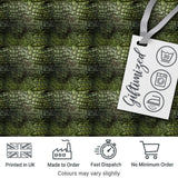 Green Crocodile Skin Texture Pattern Thoughtful Gift Idea Lovely  Digital Print Material by the Metre UK Sewing Quilting Textile