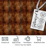 Glossy Tan Crocodile Texture Pattern Luxury Leather Look Design  Digital Print Material by the Metre UK Sewing Quilting Textile