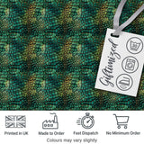 Deep Teal Crocodile Texture Pattern Bold Reptile Skin Design Lovely  Digital Print Material by the Metre UK Sewing Quilting Textile