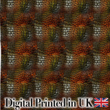 Moss Green Crocodile Texture Pattern Natural Reptile Skin Design  Digital Print Material by the Metre UK Sewing Quilting Textile