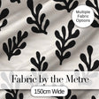 Topographic Contour Lines Black Cream Abstract Landscape Pattern  Digital Print Material by the Metre UK Sewing Quilting Textile