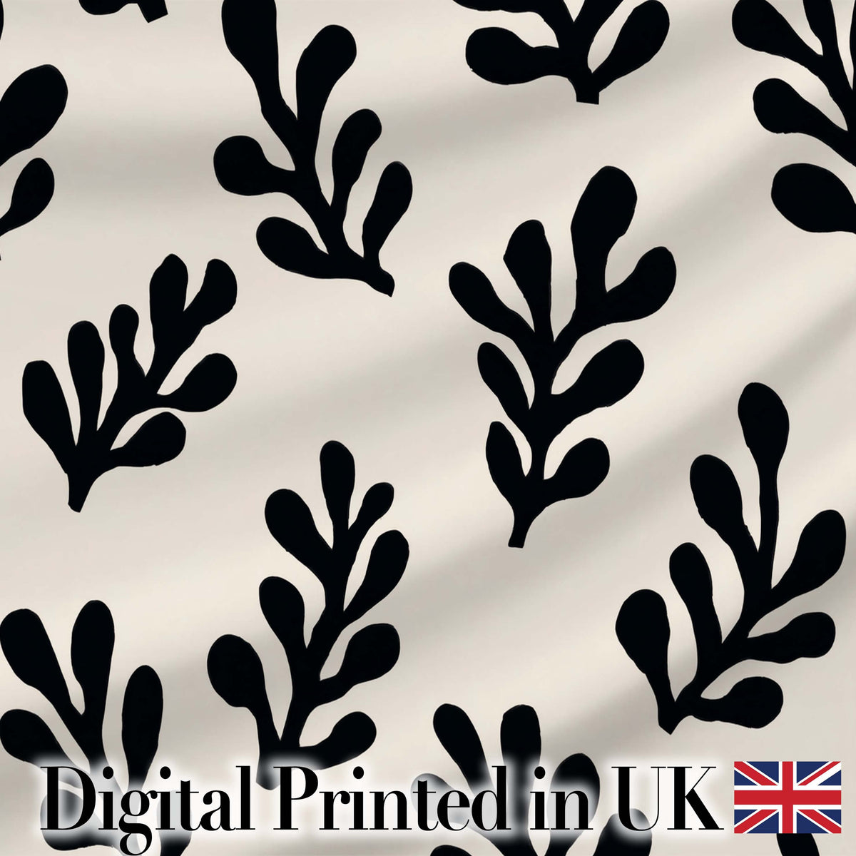Topographic Contour Lines Black Cream Abstract Landscape Pattern  Digital Print Material by the Metre UK Sewing Quilting Textile