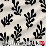 Topographic Contour Lines Black Cream Abstract Landscape Pattern  Digital Print Material by the Metre UK Sewing Quilting Textile