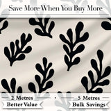 Topographic Contour Lines Black Cream Abstract Landscape Pattern  Digital Print Material by the Metre UK Sewing Quilting Textile