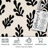 Topographic Contour Lines Black Cream Abstract Landscape Pattern  Digital Print Material by the Metre UK Sewing Quilting Textile