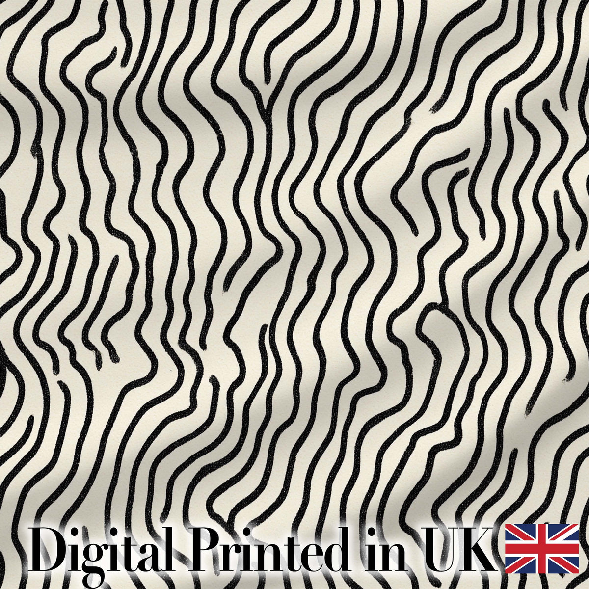 Abstract Cutout Grid Black Cream Modern Geometric Pattern Lovely  Digital Print Material by the Metre UK Sewing Quilting Textile