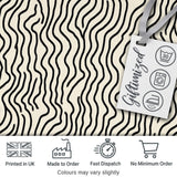 Abstract Cutout Grid Black Cream Modern Geometric Pattern Lovely  Digital Print Material by the Metre UK Sewing Quilting Textile