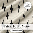 Abstract Oval Pebbles Black Cream Organic Shapes Pattern Lovely  Digital Print Material by the Metre UK Sewing Quilting Textile