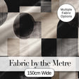 Galaxy Marble Typography Blue Black Motivational Word Pattern Lovely  Digital Print Material by the Metre UK Sewing Quilting Textile