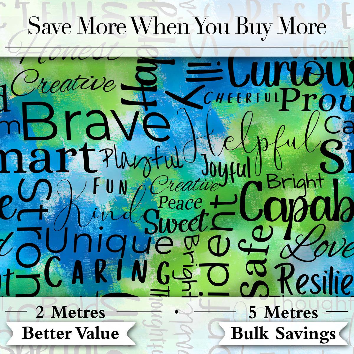 Splatter Paint Typography Multicolour Black Motivational Word Lovely  Digital Print Material by the Metre UK Sewing Quilting Textile