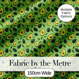 Watercolor Avocado Botanical Pattern Perfect Gift for Her Lovely  Digital Print Material by the Metre UK Sewing Quilting Textile