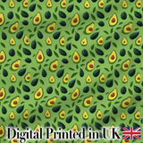 Watercolor Avocado Botanical Pattern Perfect Gift for Her Lovely  Digital Print Material by the Metre UK Sewing Quilting Textile