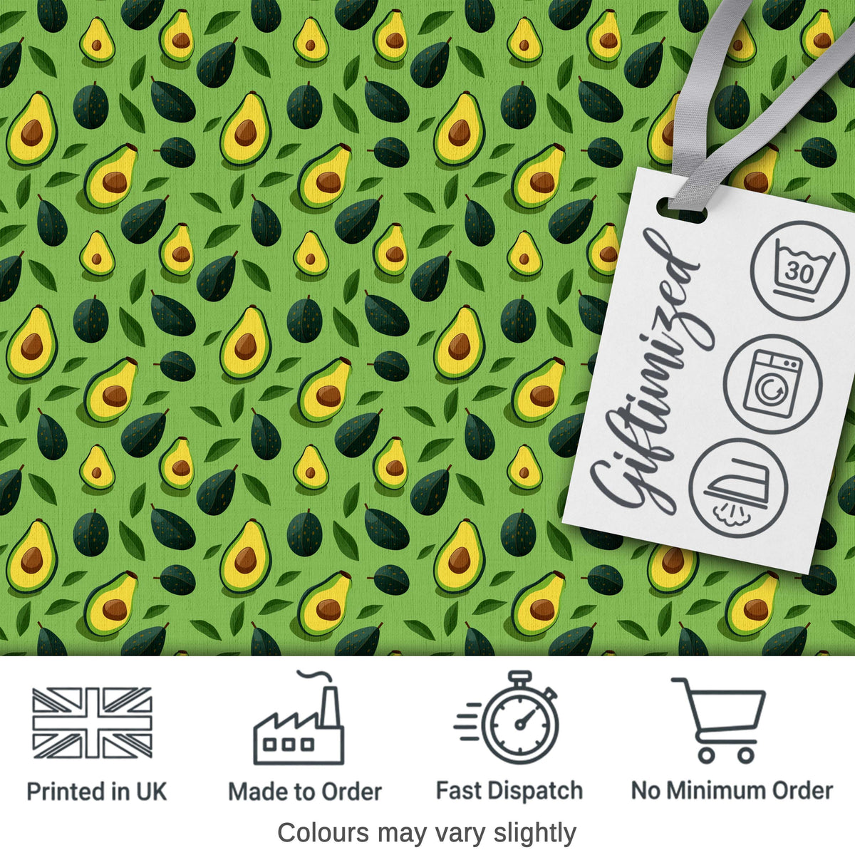 Watercolor Avocado Botanical Pattern Perfect Gift for Her Lovely  Digital Print Material by the Metre UK Sewing Quilting Textile