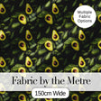 Avocado Leaf Fresh Green Pattern Stylish Everyday  Lovely  Digital Print Material by the Metre UK Sewing Quilting Textile