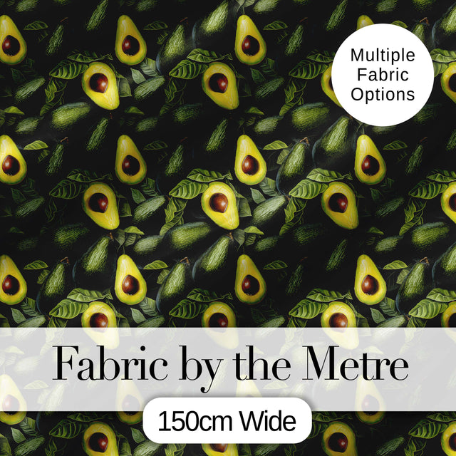Avocado Leaf Fresh Green Pattern Stylish Everyday  Lovely  Digital Print Material by the Metre UK Sewing Quilting Textile