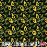 Avocado Leaf Fresh Green Pattern Stylish Everyday  Lovely  Digital Print Material by the Metre UK Sewing Quilting Textile