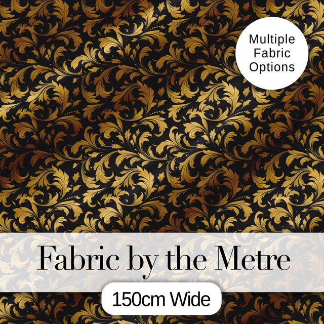 Antique Beige Floral Damask Seamless Pattern Vintage Classic Lovely  Digital Print Material by the Metre UK Sewing Quilting Textile