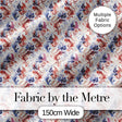 Orange Gold Baroque Floral Dark Background Luxury Ornamental Design  Digital Print Material by the Metre UK Sewing Quilting Textile