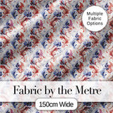 Orange Gold Baroque Floral Dark Background Luxury Ornamental Design  Digital Print Material by the Metre UK Sewing Quilting Textile