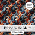 Ivory Gold Damask Seamless Pattern Classic Elegant Ornamental Lovely  Digital Print Material by the Metre UK Sewing Quilting Textile