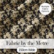 Rich Gold Black Floral Baroque Seamless Luxury Vintage Ornamental  Digital Print Material by the Metre UK Sewing Quilting Textile