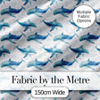 Vintage Whale Seamless Pattern Soft Beige Marine Animal Design  Digital Print Material by the Metre UK Sewing Quilting Textile