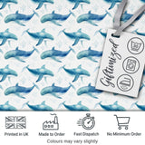 Vintage Whale Seamless Pattern Soft Beige Marine Animal Design  Digital Print Material by the Metre UK Sewing Quilting Textile