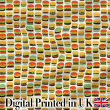 Sketch Style Burger Seamless Pattern Fast Food Illustration Design  Digital Print Material by the Metre UK Sewing Quilting Textile