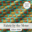 Vintage Burger Seamless Pattern Mint Background Fast Food Design  Digital Print Material by the Metre UK Sewing Quilting Textile
