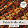 Cartoon Cheeseburger Teal Star Background Fast Food Design Lovely  Digital Print Material by the Metre UK Sewing Quilting Textile