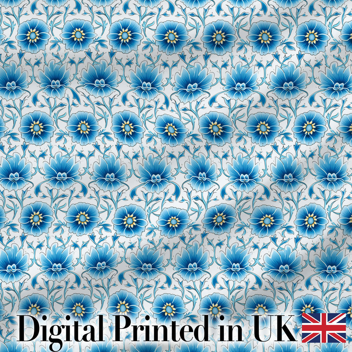 Yellow Wildflower Seamless Pattern Minimal Botanical Design Lovely  Digital Print Material by the Metre UK Sewing Quilting Textile