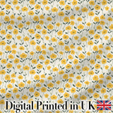 Blue Floral Ornamental Seamless Pattern Classic Botanical Design  Digital Print Material by the Metre UK Sewing Quilting Textile