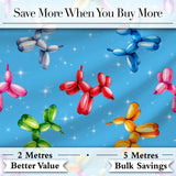 Balloon Dog Seamless Pattern Green Background Colorful Party Design  Digital Print Material by the Metre UK Sewing Quilting Textile
