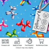 Balloon Dog Seamless Pattern Green Background Colorful Party Design  Digital Print Material by the Metre UK Sewing Quilting Textile