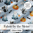 Halloween Ghost Pumpkin Cat Seamless Pattern Pink Cute Spooky Design  Digital Print Material by the Metre UK Sewing Quilting Textile