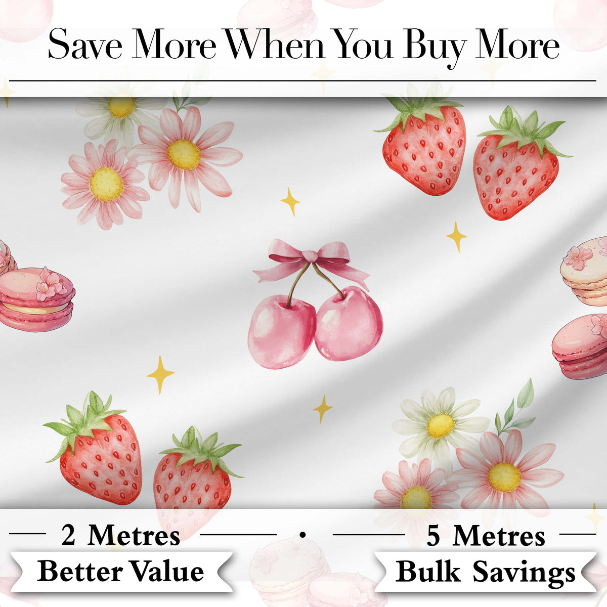 Chocolate Strawberry Cake Seamless Pattern Realistic Dessert Sweet  Digital Print Material by the Metre UK Sewing Quilting Textile