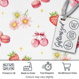 Chocolate Strawberry Cake Seamless Pattern Realistic Dessert Sweet  Digital Print Material by the Metre UK Sewing Quilting Textile